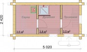 Проект Гном - План 1 этажа